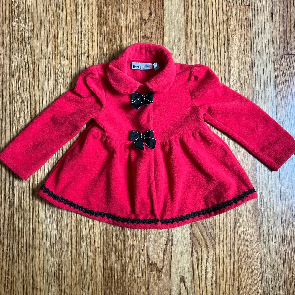 Toddler Girl Fleece Coat, Size 24 months